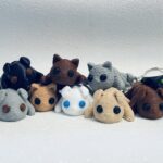 Porte clé entre chien et chat